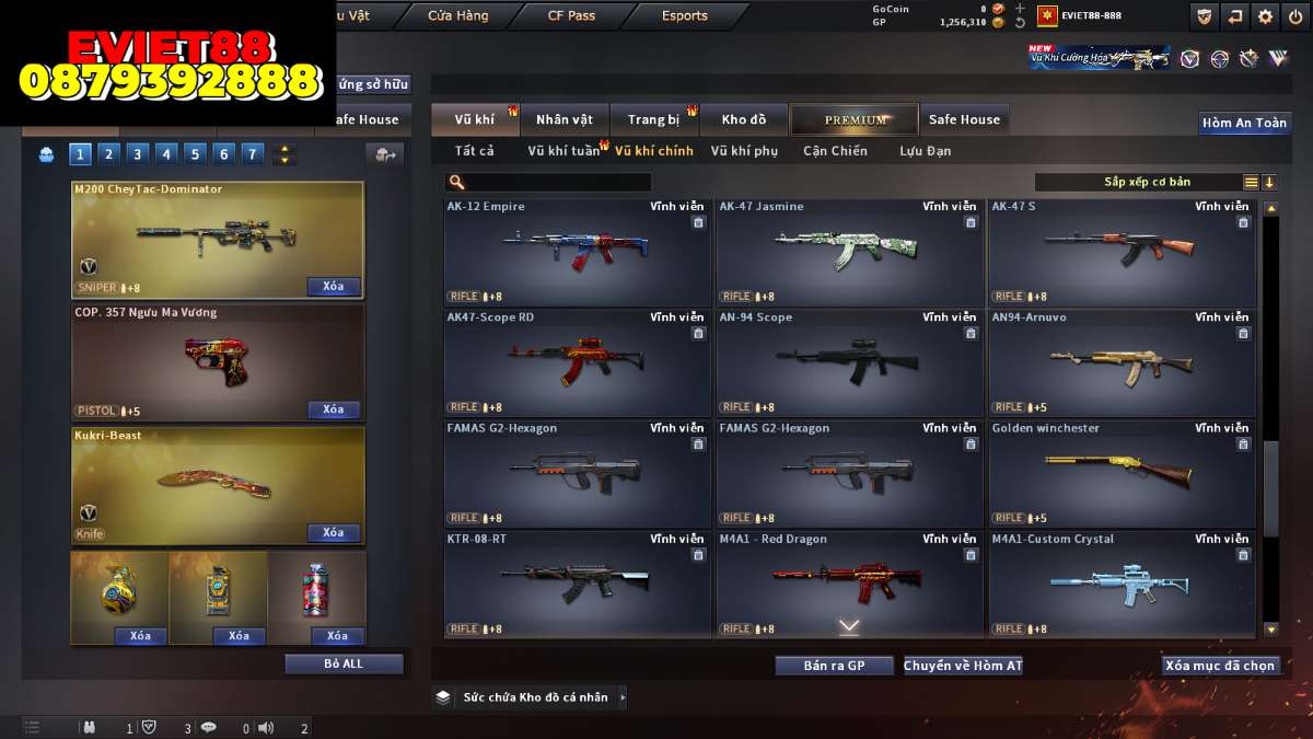shop acc cf uy tin gia re